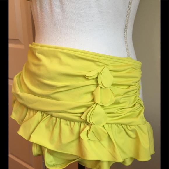 Kenneth Cole Yellow Bikini Size M - Picture 5 of 10